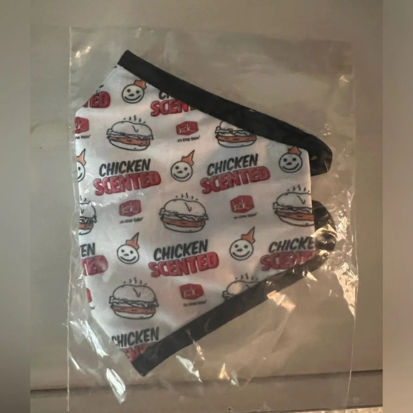 NWT Chicken Scented Face Mask - Jack in the Box - RARE! - Picture 2 of 3